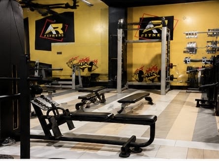 AR Fitness — Bench & Press Area